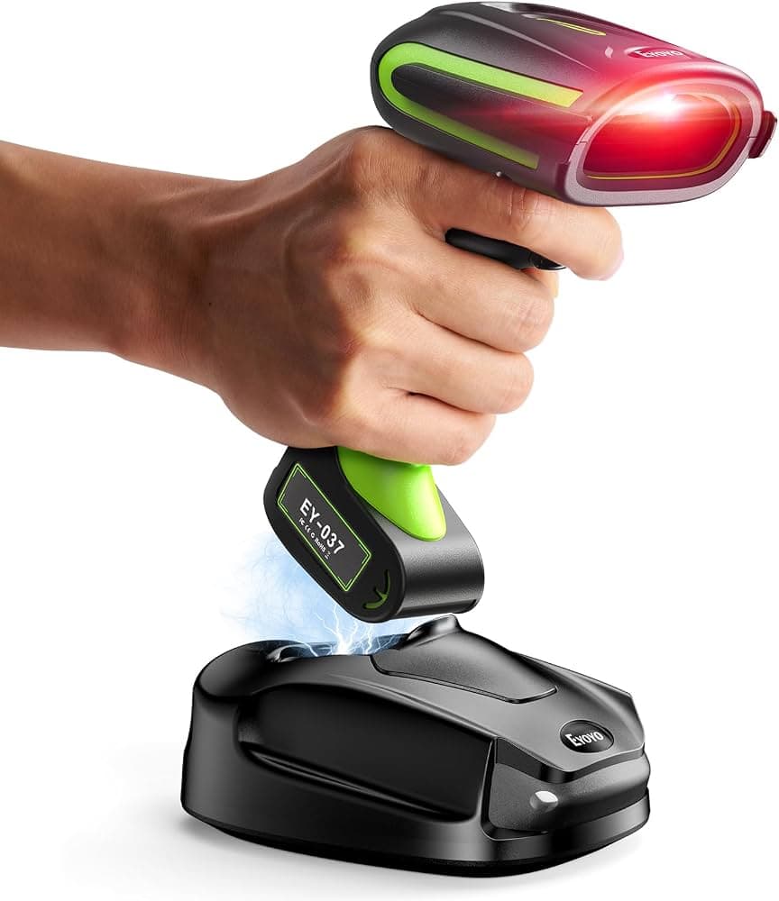 Eyoyo wireless 2D barcode scanner product photo